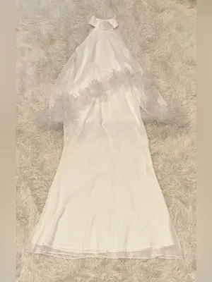 NEW ELLIATT Poppy Tiered Sleeveless white Gown sz XL thumbnail 5
