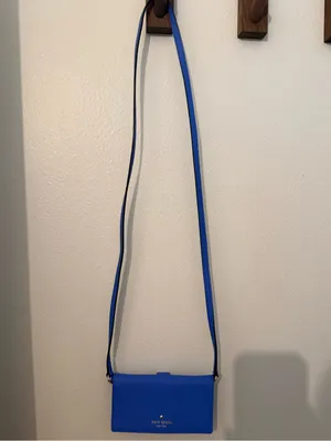 kate spade NWOT Blue Crossbody Wallet thumbnail 4