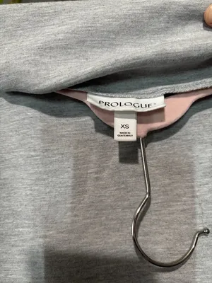 Prologue Gray Mock Neck Sweatshirt • Size XS thumbnail 2