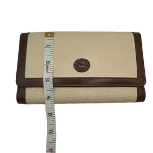 Vintage DOONEY & BOURKE Brown and Cream Wallet thumbnail 10
