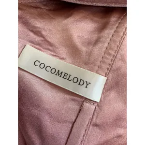 Cocomelody Dusty Rose Velvet Maxi Gown V-Neck‎ High Slit Formal Dress Mauve thumbnail 3