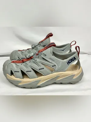 HOKA ONE ONE Hopara Hiking Sandals Limestone Shifting Sand Grey Women’s Sz 8.5 thumbnail 3
