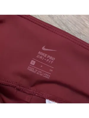 Nike pro pro luxe purple leggings size small thumbnail 3