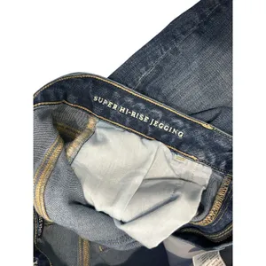 American Eagle Super Hi-Rise Jegging Dark Wash Skinny Jeans Womens 8 Long thumbnail 6