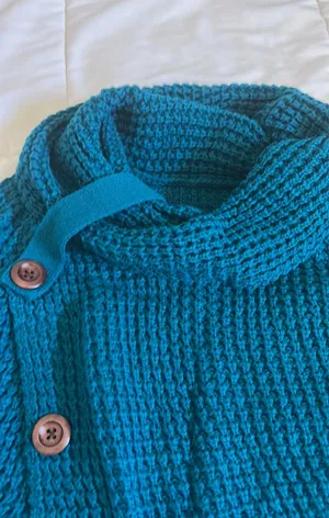 Teal Sweater M Blue Size M thumbnail 1