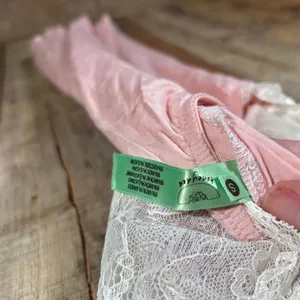 Honeydew Intimates Pink White Lace Chemise Nightgown Racerback NWT Women's Small thumbnail 7