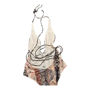 L*Space‎ Pamela Rhapsody Halter One-Piece Swimsuit Size: 8 thumbnail 4