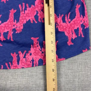 Lilly Pulitzer Dress Womens Large Pink Giraffe Print Strapless Sundress Mini thumbnail 4