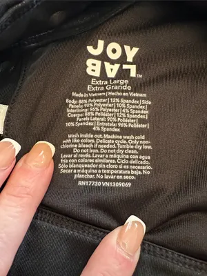 JoyLab Black High-Neck Sports Bralette thumbnail 5