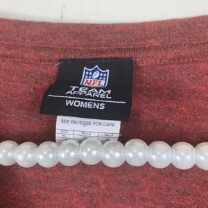 NFL Team apparel v‎ neck XL Maroon texans thumbnail 3