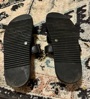 Steve Madden Mayven Black Leather Sandals thumbnail 4