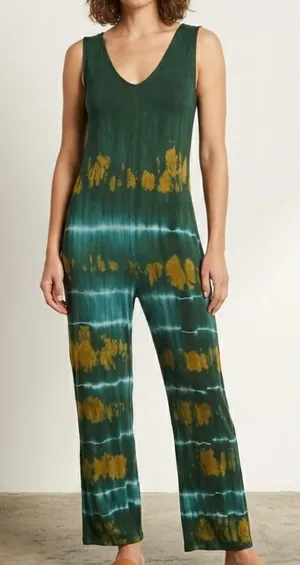 Earthbound Tie Dye Sleeveless Hooded Jumpsuit thumbnail 1