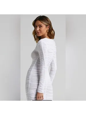 Lioness Garter Mini Dress in White thumbnail 5