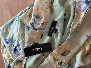 LULU’S Captivating Grace Sage Green Floral Satin Ruffled Maxi Dress thumbnail 7