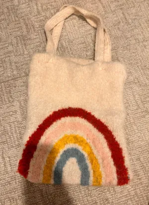 Free people rainbow sweater bag thumbnail 1