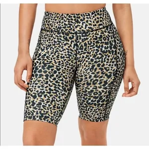 Outdoor Voices Zoom 10 Inch Leopard Compression Shorts Size XS NWT thumbnail 1