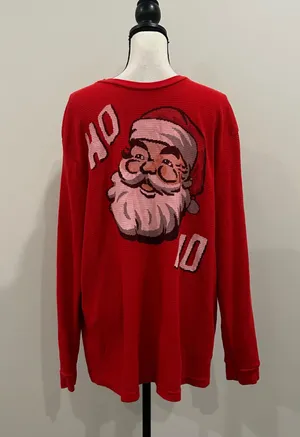 Santa Pajama Top  thumbnail 1