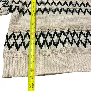 Skies Are Blue Womens Fair Isle Knit Sweater Sz S Preppy Heritage Nordic Chunky thumbnail 5