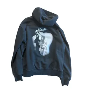 White‎ Fox Mikaela Testa Cancel My Ex Black Graphic Hoodie Sweatshirt S/M thumbnail 2