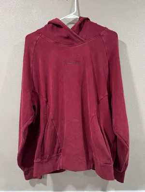 Alphalete Women's Hooded Pullover - Wine thumbnail 1