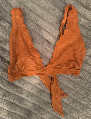 Aerie Orange Bikini Top thumbnail 1