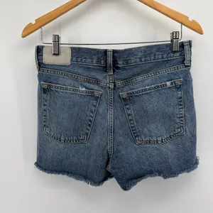 Everlane The Relaxed '90s Short denim distressed shorts size 25 thumbnail 2