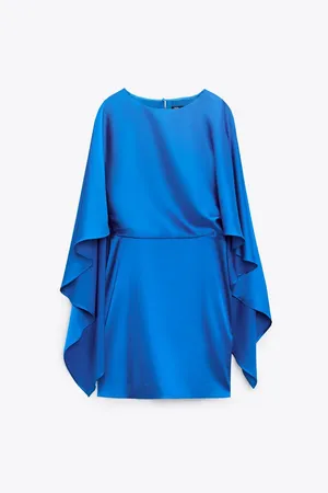 ZARA dress ultra wide sleeve mini coctail party wedding thumbnail 5