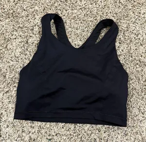 Lululemon black sports bra thumbnail 1