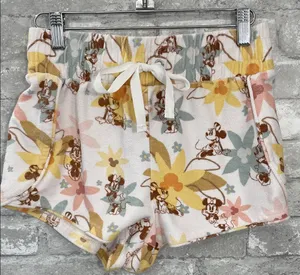 Disney Women's Floral Character Print Shorts thumbnail 1