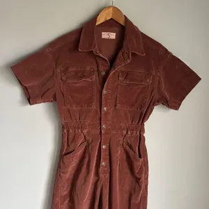 FREE PEOPLE Marci Cord One Piece in Gingerbread Small thumbnail 6