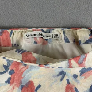 Abercrombie & Fitch Abstract Floral Midi Skirt XS thumbnail 3