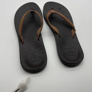 Reef Zen Love Womens Flip Flop Sandals Brown Black Size 8 Comfort Beach Thong thumbnail 5