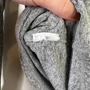 Abercrombie & Fitch Ribbed‎ Sleeve Curve Hem Heather Gray Crewneck Long Sleeve thumbnail 9