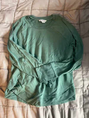 Athleta turquoise green long sleeve thumbnail 1