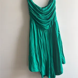 Zenana Green Ruched Romper thumbnail 2