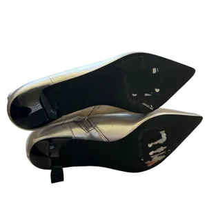 Abound Silver Metallic Pointed Toe Kitten Heel Sock Ankle Boots Size 7M thumbnail 8