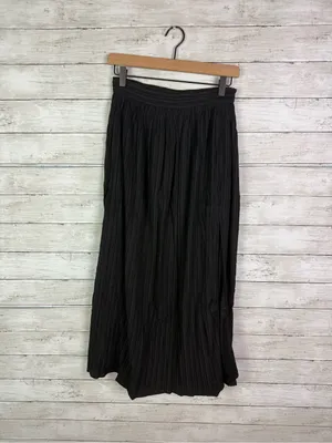 Lulus Midsummer Memories Black Mid-Rise Maxi Skirt Size Small thumbnail 3