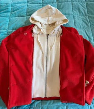 Maeve Anthropologie twofer hooded peacoat thumbnail 2