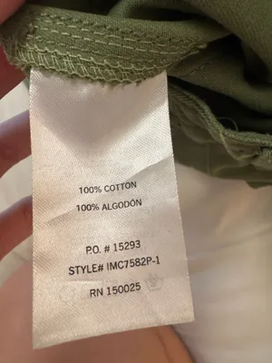 Green Cargo Pants Juniper Blu thumbnail 3