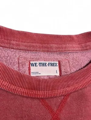 We The Free Red Crewneck Sweatshirt thumbnail 3