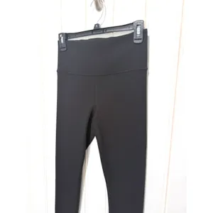 Athleta Elation Rib Tight Black High Waisted 7/8 Ribbed Leggings Small thumbnail 7