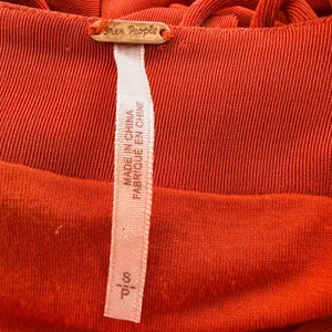 Free People Hypnotized Maxi Dress Womens Small Slinky Red Orange‎ Cutout Ruched thumbnail 5