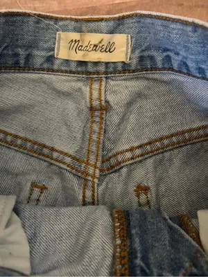 Madewell The Perfect Vintage Jean Size 25 Light Wash High Rise Straight Leg thumbnail 8