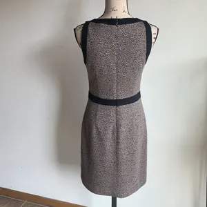 Tahari Sleeveless Leopard Sweater Dress thumbnail 7