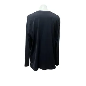 Free Assembly Women's 2XL Polka Dot Pleated Shoulder Wrap Blouse thumbnail 8