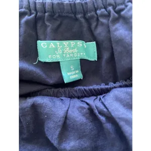 Calypso St Barth Target Dress Womens Size S Blue Cotton Vacation Travel Cruise thumbnail 5