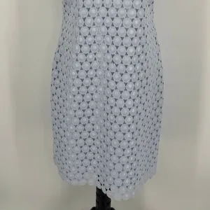 Ted Baker Jemille Sheath Dress‎ Size 8 Blue Scalloped Lace Feminine Romantic thumbnail 4