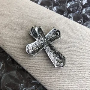 Rhinestone Cross Pendant thumbnail 2