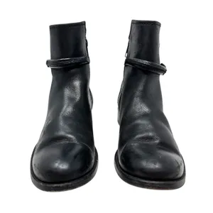 Frye Melissa Seam Short Boots‎ Leather Black Size US 6 thumbnail 5