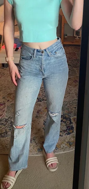 Aritzia Denim Forum Joni Hi Rise Loose Jean thumbnail 1